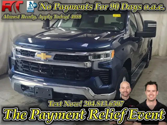 2023 Chevrolet Silverado 1500 LT 4WD - Crew, 5.3L, Trailering Pa