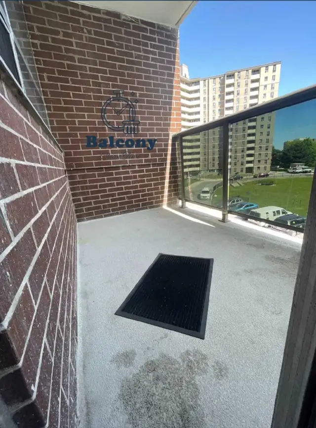 BALCONY CLEANING! Power washing, furniture cleaning, debugging!