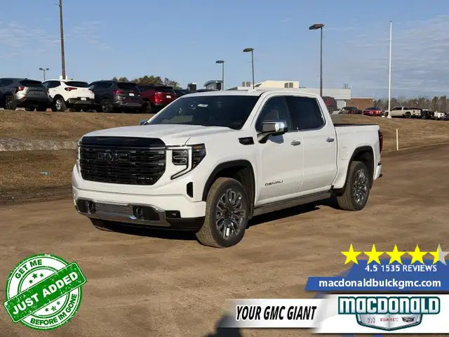 2026 GMC Sierra 1500 Denali Ultimate - Leather Seats - $824 B/W