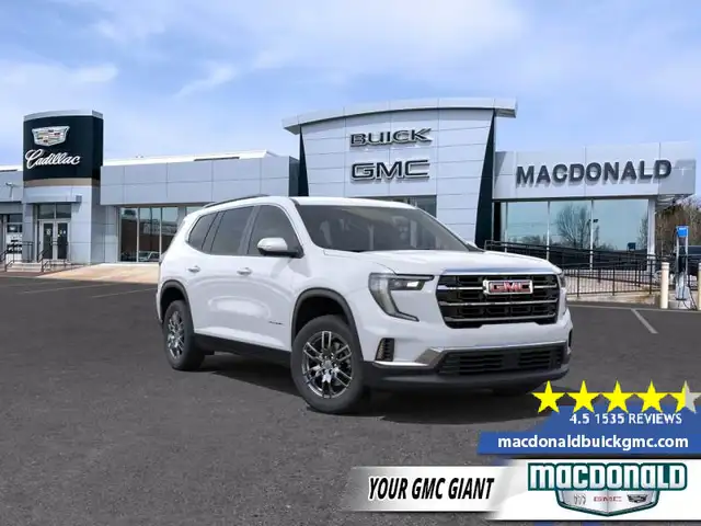2026 GMC Acadia Elevation - $422 B/W