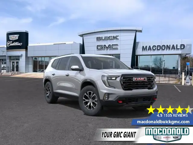 2026 GMC Acadia AT4 - Heated Seats - $467 B/W