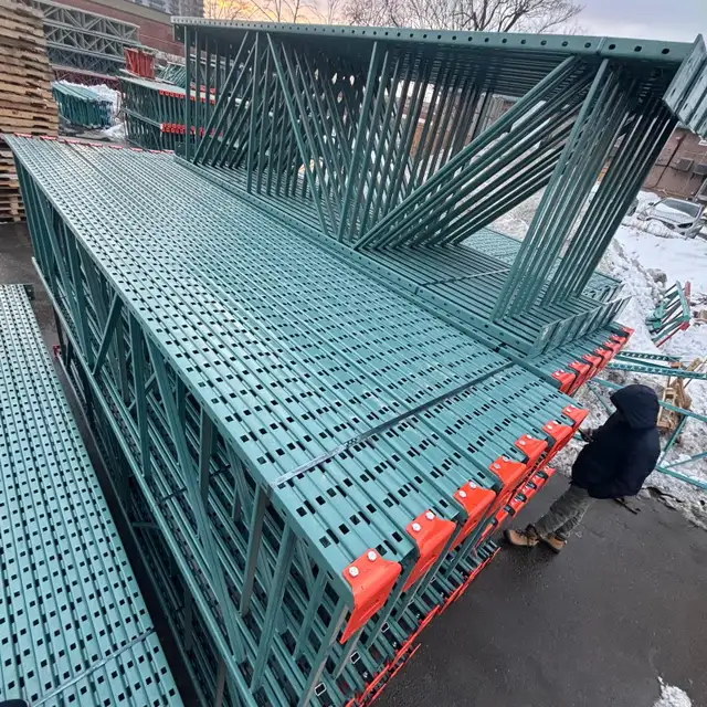 USED 14 ft High Redirack Uprights Frames Pallet Racking - Photo 2