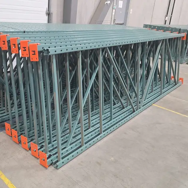 USED 14 ft High Redirack Uprights Frames Pallet Racking - Photo 3