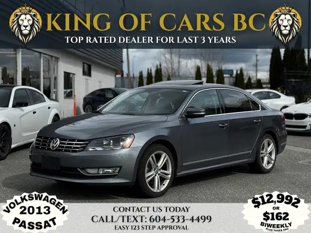 2013 VOLKSWAGEN PASSAT