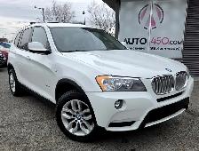 BMW X3 28I 2013 28I 4X4 CUIR TOIT PANO BAS KILO