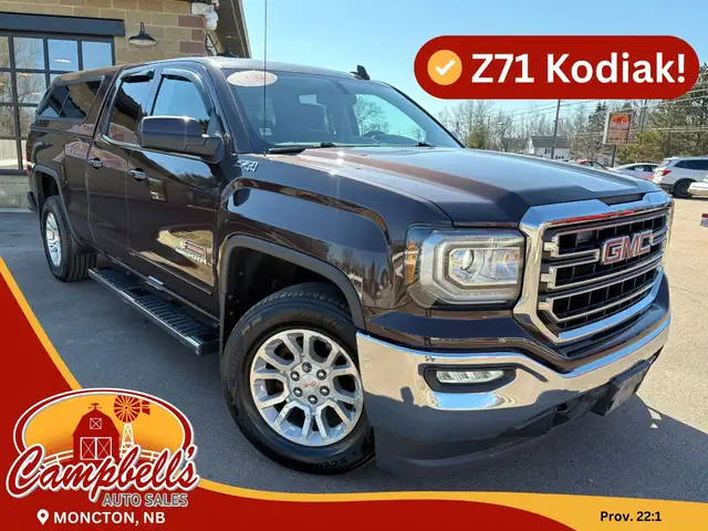 2016 GMC Sierra 1500 SLE Z71 Kodiak Edition! Truck Cap! Remot...