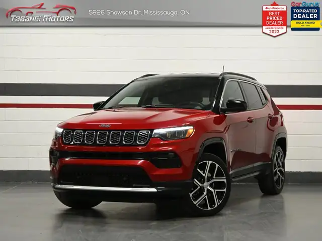 2024 Jeep Compass Limited No Accident 360CAM Adaptive Cruise Rem