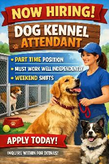 Dog Kennel Attendant