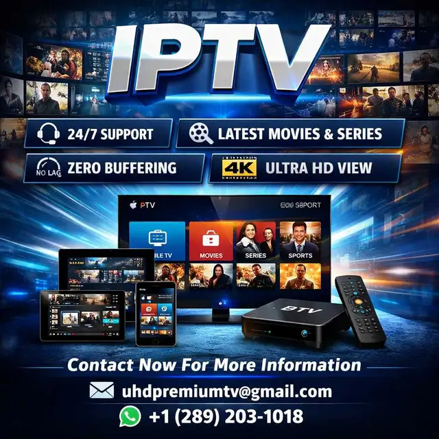 Uninterrupted I.P.T.V with latest content