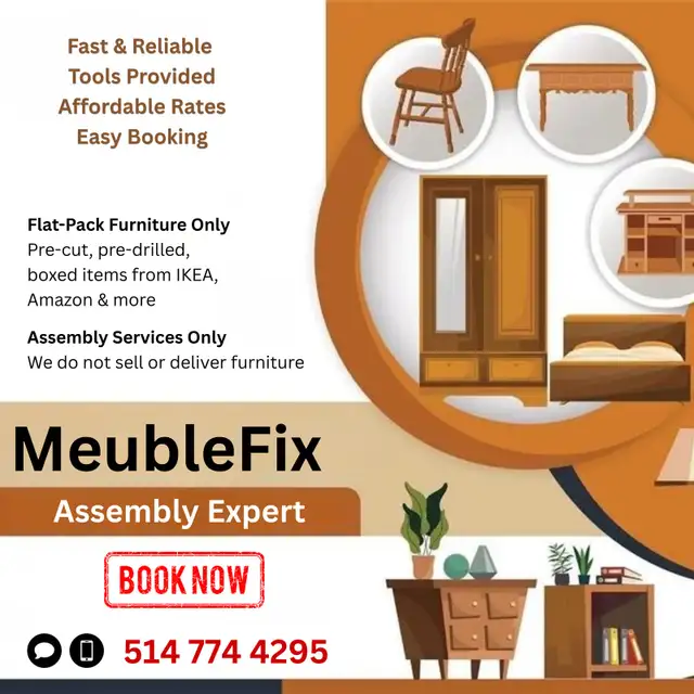 Montage de meubles – Rapide et abordable