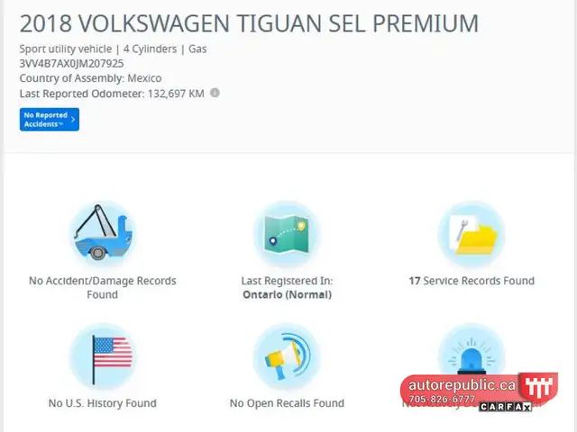 2018 Volkswagen Tiguan Highline R-Line RARE 7 SEATER Certified N - Photo 6