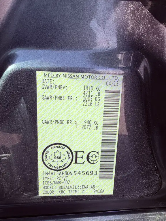 2013 Nissan Altima 4dr Sedan I4 CVT 2.5 - Photo 13