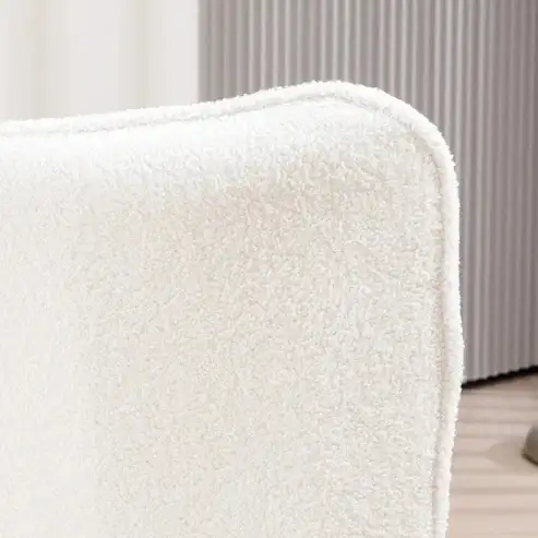 Brand New Upholstered Sherpa Fluffy Armchair $189 - Photo 6