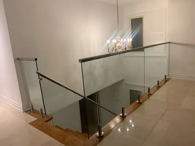 CUSTOM GLASS RAILING STAIRS DECK RAILING BALCONY RAILING PORCH - Photo 7