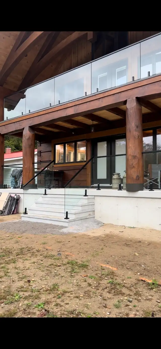 DECK RAILING STAIR RAILING PORCH ENCLOSURES GLASS PARTITION ETC. - Photo 10