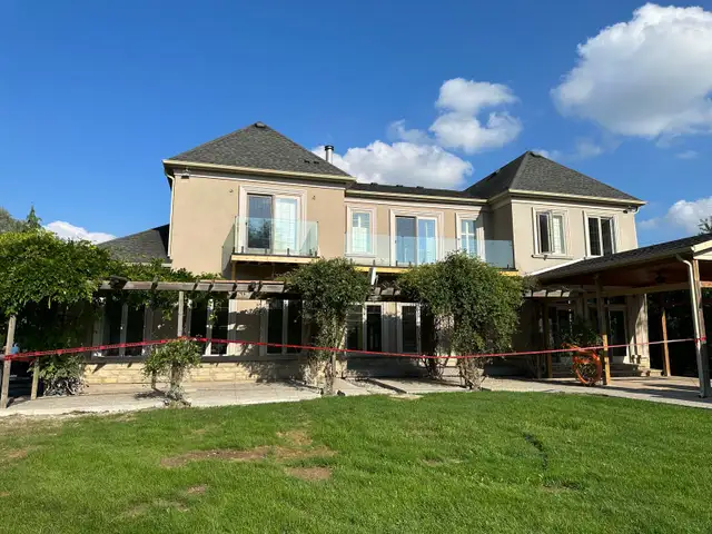 STAIR RAILING GLASS PARTITION OFFICE GLASS ENTRANCES DOOR MIRROR - Photo 6