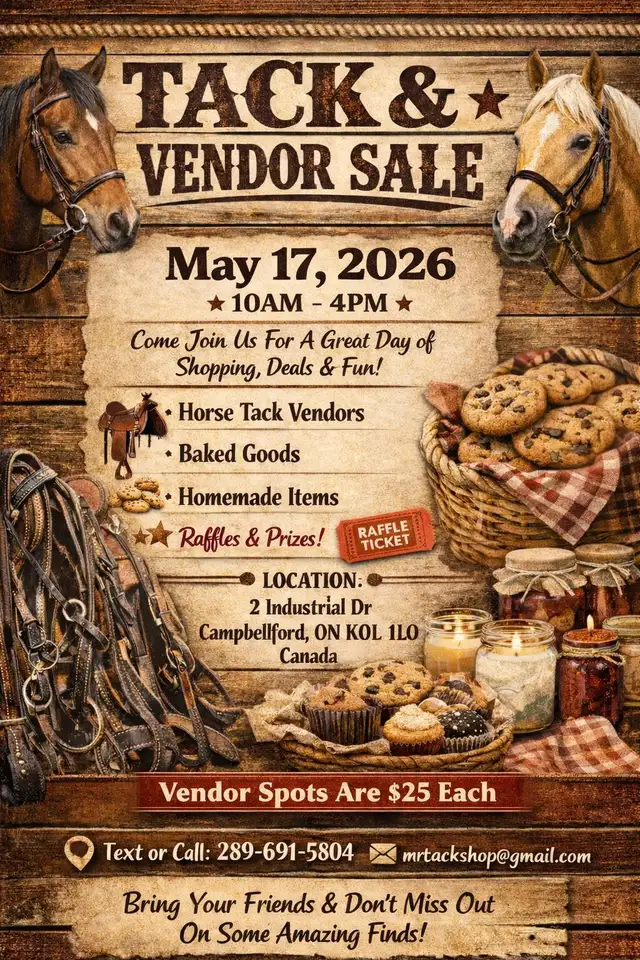 Tack and Vendor sale!