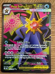 Mega Starmie EX Pokemon Card