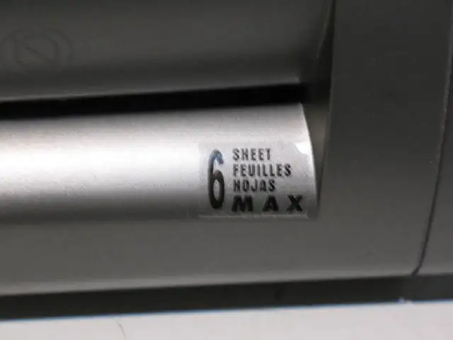 6 Sheet Paper Shredder, with Basket - Photo 4