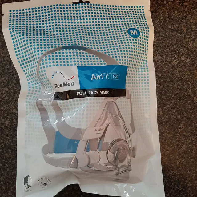 BRAND NEW ADJUSTABLE RESMED AIR- FIT F-20 MED OR LARGE CPAP MASK - Photo 9