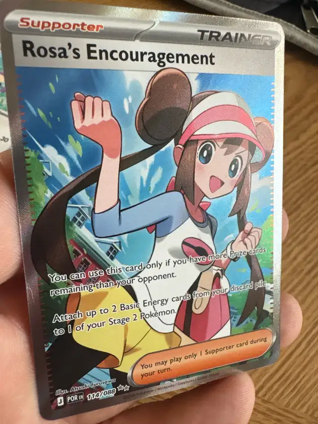 Rosa’s Encouragement Pokemon Card