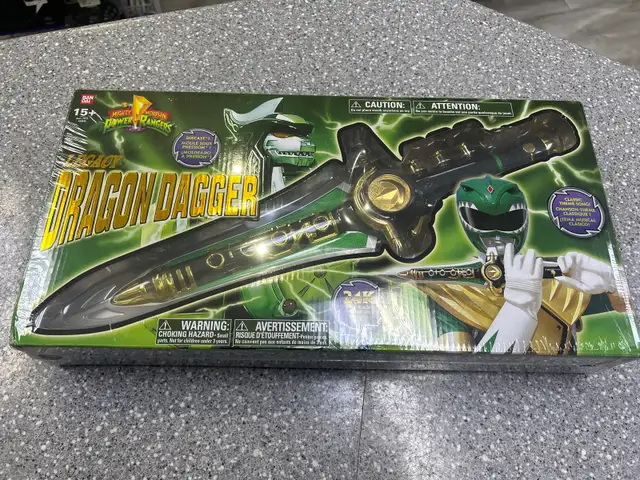 Bandai Power Rangers 2017 Legacy Dragon Dagger Boxed