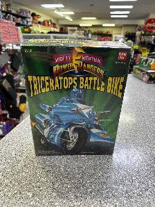 Bandai Power Rangers 1993 Triceratops Battle Bike Boxed