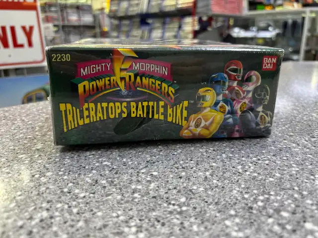 Bandai Power Rangers 1993 Triceratops Battle Bike Boxed - Photo 3