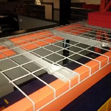 New wire mesh decking for pallet racking