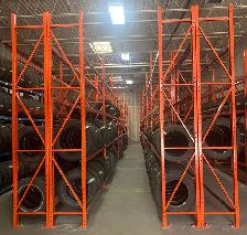 24" Deep tire racking / storage rack - Redirack type