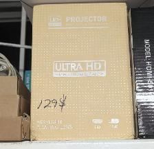 Projecteur LED Ultra HD Multimédia HDMI USB – NEUF
