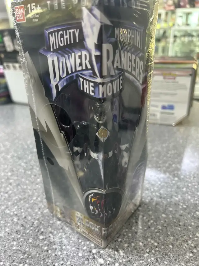 Bandai Power Rangers 2016 Movie Black Ranger Boxed - Photo 2