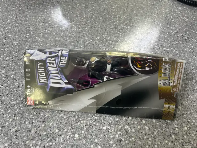 Bandai Power Rangers 2016 Movie Black Ranger Boxed - Photo 4
