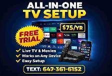 EZ TV – Premium TV Setup | $75/Year