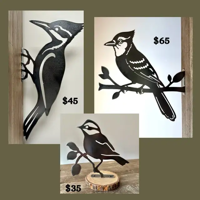 Metal Birds Garden Decor