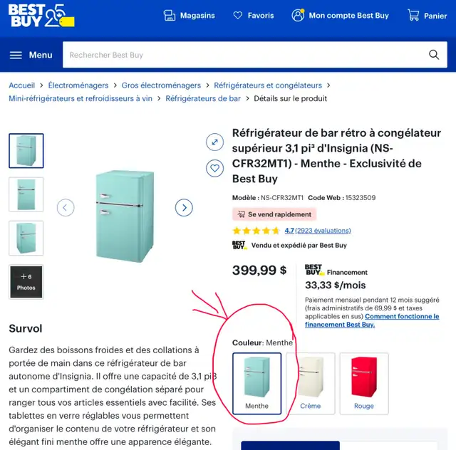 Mini fridge for sale - Photo 2