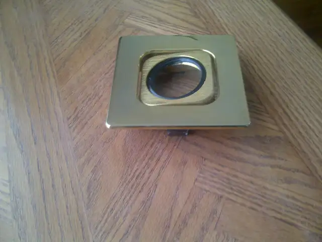 4FINITIONS CARRÉES 'CONTRASTE' PLAQUÉES OR 24 KAR: $10.00 CHACUN - Photo 2