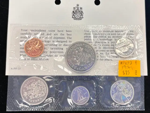 Uncirculated Canadian Coin Set(s) by Year ( 1968 to 1990 ) - Photo 3