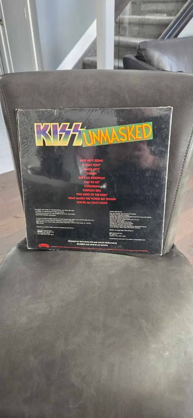 SEALED 1980 KISS UNMASKED LP - Photo 2