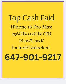 CASH paid for NEW iPhone 16 pro max 256gigabytes