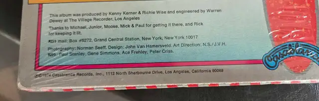 SEALED 1974 KISS HOTTER THAN HELL LP - Photo 3