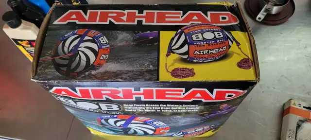 Airhead booster ball Towable for a 4 rider tube NEW Unused - Photo 5