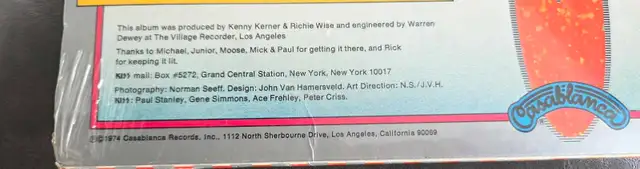 SEALED 1974 KISS HOTTER THAN HELL LP - Photo 3