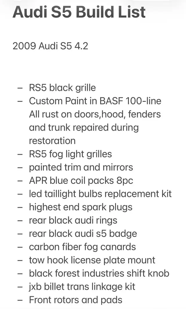 2009 Audi S5 v8 6 speed manual - Photo 7