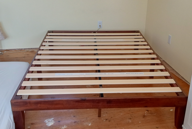 Mellow Solid Wood Platform Bed Frame (Double)