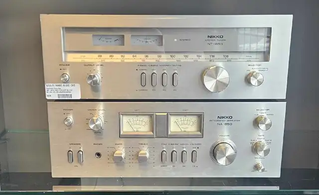 NIKKO AUDIO AMP AND TUNER SET