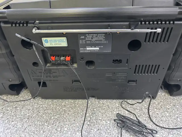JVC PC-X130 BoomBox AM/FM Cassette System With Remote - Photo 5