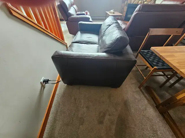 Leather Love Seat - Photo 2