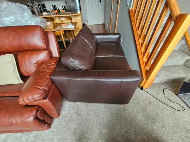 Leather Love Seat - Photo 4