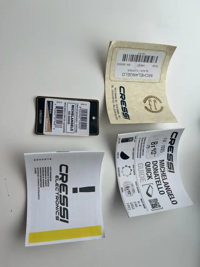 Cressi Michelangelo Dive Computer (Black/Copper) - Photo 7